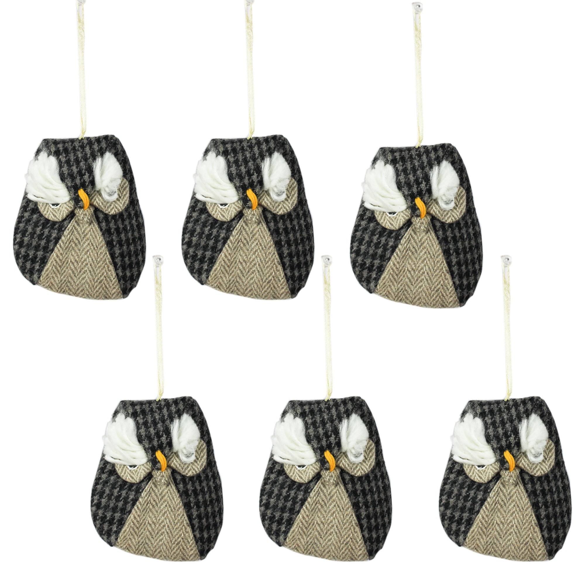 Set of 3 Penguin Shaped Christmas Tree Ornament